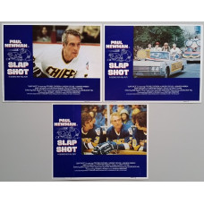 Slapshot - Original 1977 Universal U.S.A. Lobby Cards x 3